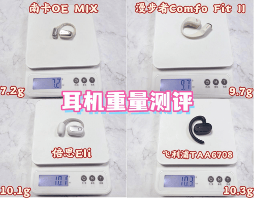 南卡、飞利浦、倍思、漫步者热门开放式耳机测评！爱游戏app手机版飞利浦开放式耳机值得买吗？(图4)